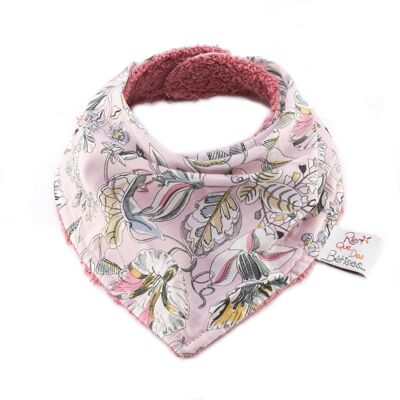 Bavoir bandana liberty orchidee