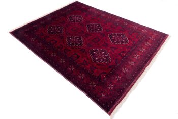 Tapis Afghan Belgique Khal Mohammadi 199x152 noué main 150x200 marron géométrique 3