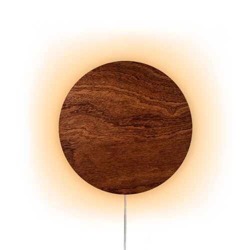Interstellar wandlamp - Hout - Hout donker