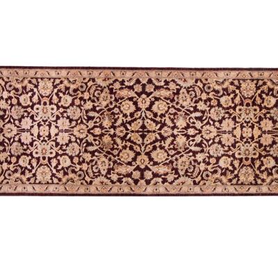 Afghan fine Chobi Ziegler 245x79 tappeto annodato a mano 80x250 runner beige