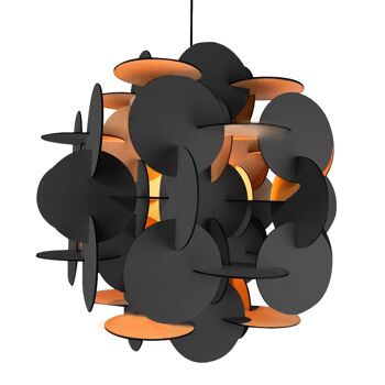 Lampe à suspension Circulos - L '48 cm' - Noir 2