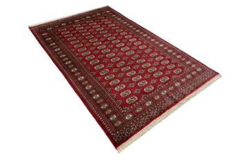 Pakistan Boukhara 238x156 tapis noué main 160x240 rouge oriental poil court orient 3