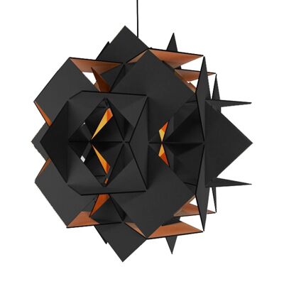 Hanging lamp Triangulus - M '38 cm' - Black