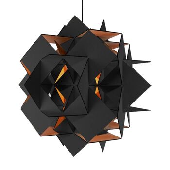 Lampe à suspension Triangulus - L '48 cm' - Noir 1