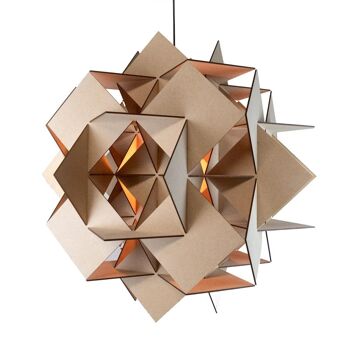 Lampe à suspension Triangulus - L '48 cm' - Naturel 1