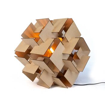 Lampe à suspension Quadrata - S '30 cm' - Naturel 3