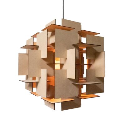 Lampada a sospensione Quadrata - XL '58 cm' - Naturale