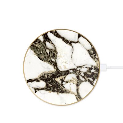 Fashion QI Charger Calacatta Golden Marble