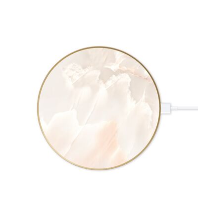 Fashion QI Charger Rose Pearl Marble