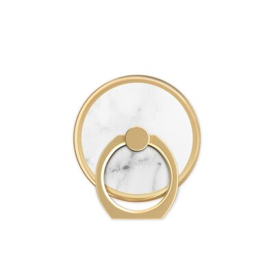 Magnetic Ring Mount White Marble