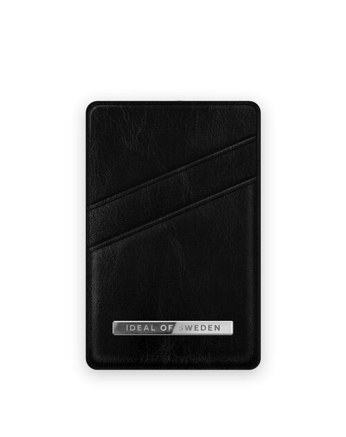 Atelier Magnetic Card Holder Glossy Black Silver