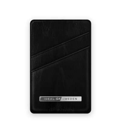 Atelier Magnetic Card Holder Glossy Black Silver