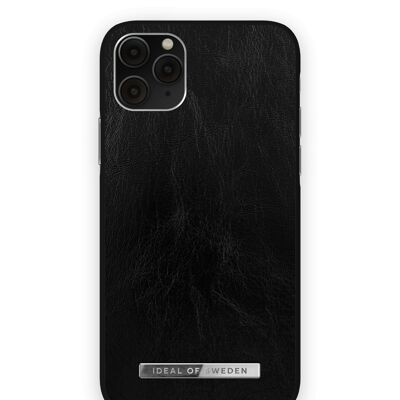 Atelier Coque iPhone 11 Pro Noir Brillant Argenté