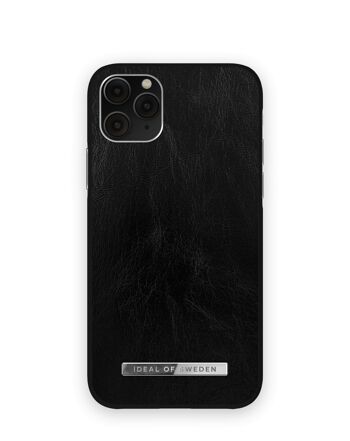 Atelier Coque iPhone 11 Pro Noir Brillant Argenté 1