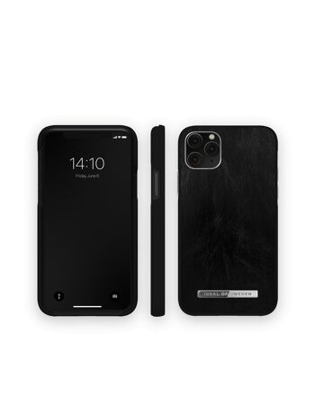 Atelier Coque iPhone 11 Pro Noir Brillant Argenté 4