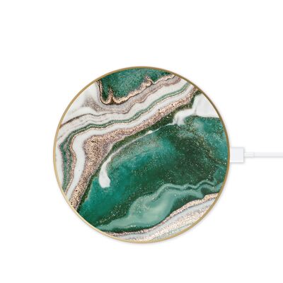 Fashion QI Charger Golden Jade Marble