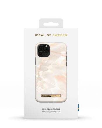 Coque Fashion iPhone 11 Pro Rose Pearl Marble 7