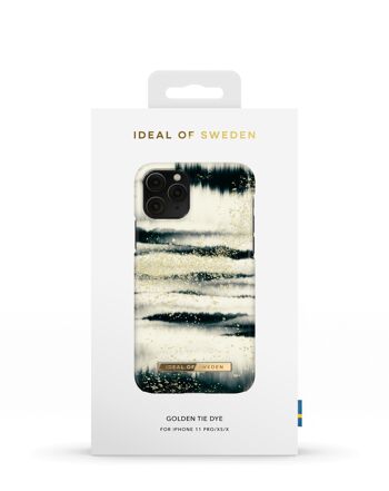 Coque Fashion iPhone 11 Pro Golden Tie Dye 7