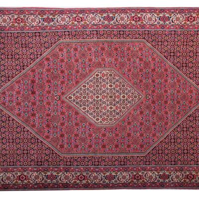 Perser Bidjar Zandjan 312x204 Handgeknüpft Teppich 200x310 Rot Orientalisch Kurzflor