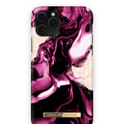 Custodia alla moda per iPhone 11 Pro Rubino dorato