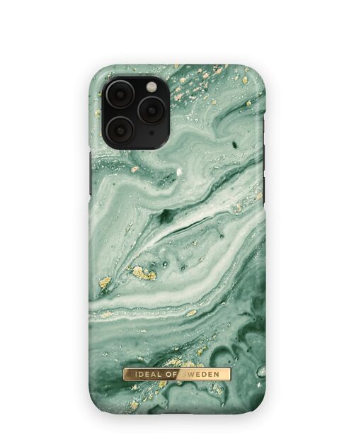 Fashion Case iPhone 11 Pro Mint Swirl Marble