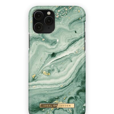Fashion Case iPhone 11 Pro Mint Swirl Marble