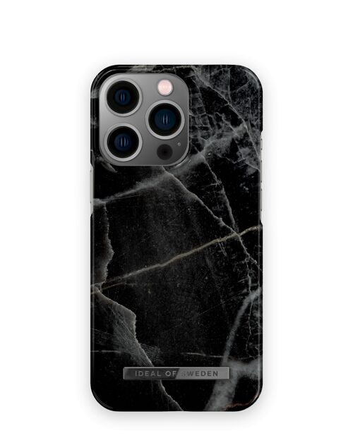 Fashion Case iPhone 13 Pro Black Thunder Marble