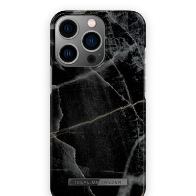 Fashion Case iPhone 13 Pro Black Thunder Marmo