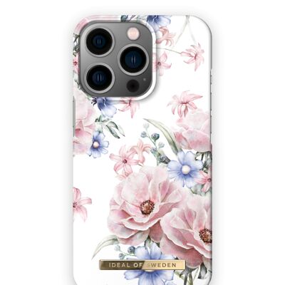 Custodia alla moda per iPhone 13 Pro Floral Romance