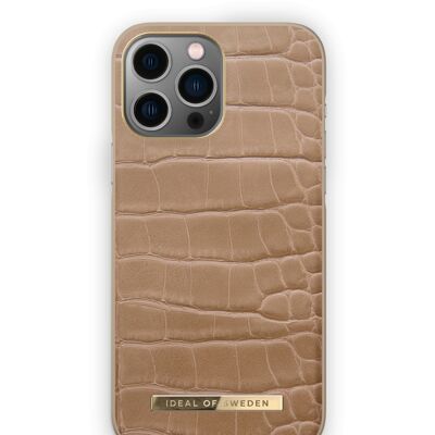 Custodia Atelier iPhone 13 Pro Max Camel Croco