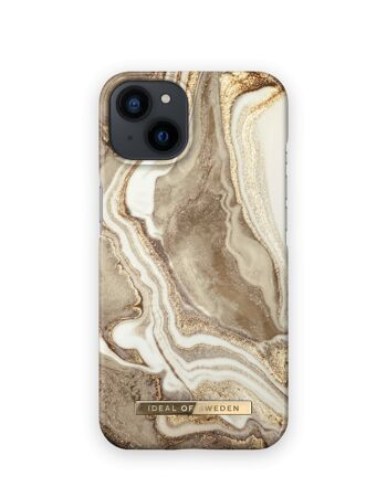 Coque Fashion iPhone 13 Golden Sand Marble 1