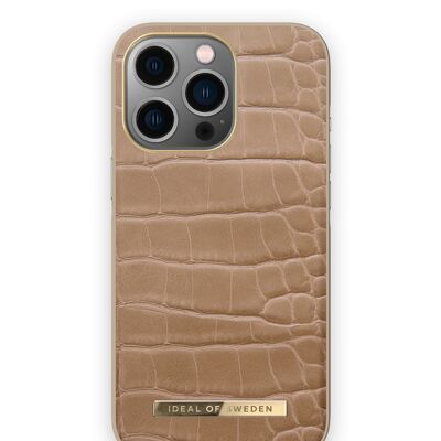 Funda Atelier para iPhone 13 Pro Camel Croco