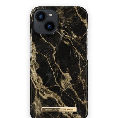 Fashion Case iPhone 13 Golden Smoke Marble