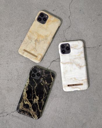 Coque Fashion iPhone 13 Golden Smoke Marble 3