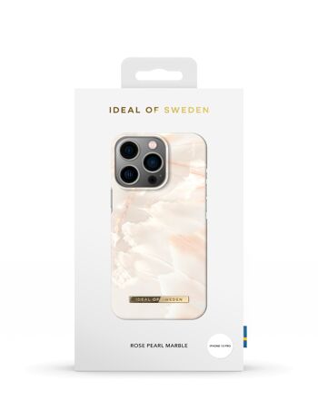 Coque Fashion iPhone 13 Pro Rose Pearl Marble 6