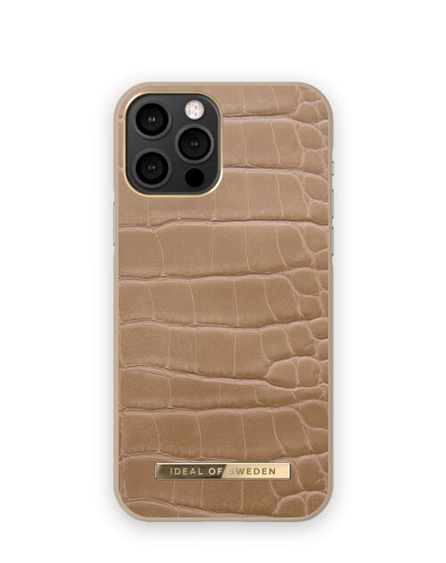 Atelier Case iPhone 12 Pro Camel Croco