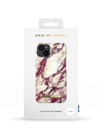 Coque Fashion iPhone 13 Calacatta Ruby Marble 7