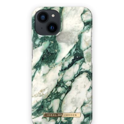 Fashion Case iPhone 13 Calacatta Smaragd Marmor