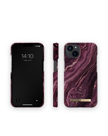 Coque Fashion iPhone 13 Prune Dorée 5