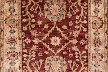 Tapis Afghan Chobi Ziegler 293x81 noué à la main 80x290 tapis de passage beige oriental 3