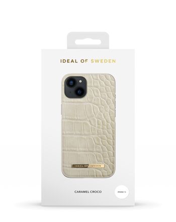 Atelier Coque iPhone 13 Caramel Croco 7