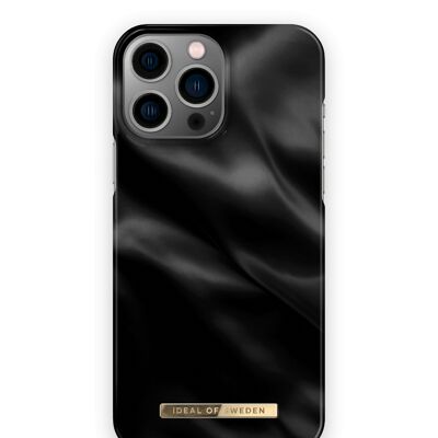 Custodia alla moda per iPhone 13 Pro Max nera satinata