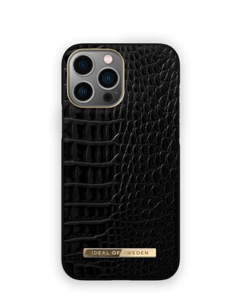 Atelier Coque iPhone 13 Pro Max Neo Noir Croco 1