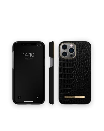 Atelier Coque iPhone 13 Pro Max Neo Noir Croco 5