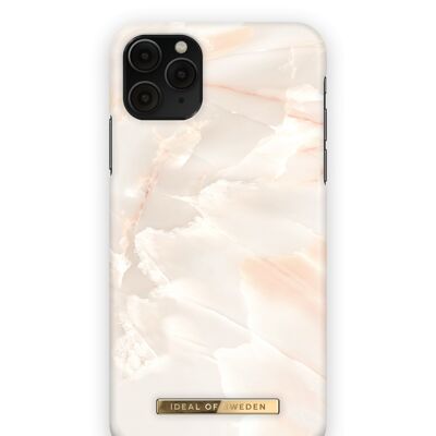 Custodia alla moda per iPhone 11 Pro Max in marmo rosa perla