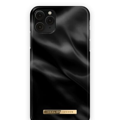 Custodia alla moda per iPhone 11 Pro Max nera satinata