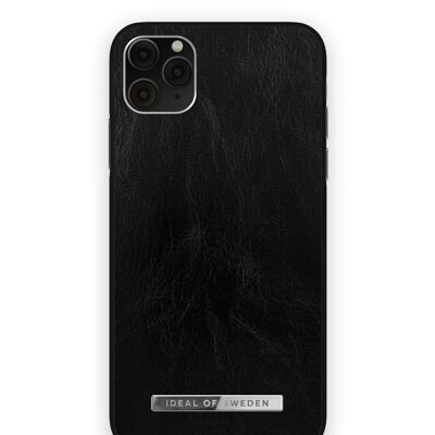 Custodia Atelier iPhone 11 Pro Max Nero Lucido Argento