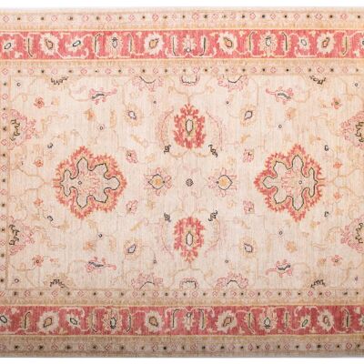 Afghan Feiner Chobi Ziegler 173x123 hand-knotted carpet 120x170 red flower pattern