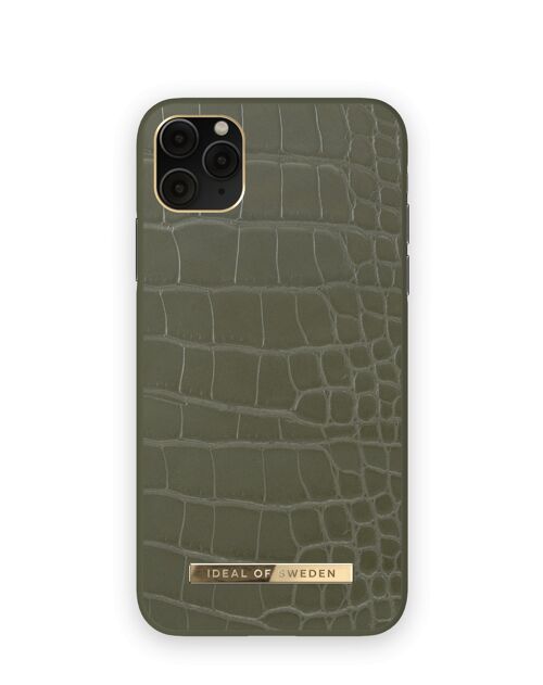 Atelier Case iPhone 11 Pro Max Khaki Croco