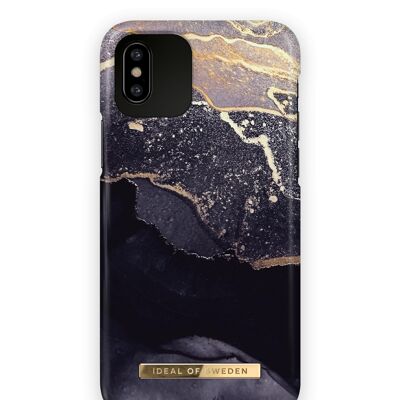 Custodia alla moda per iPhone X Golden Twilight